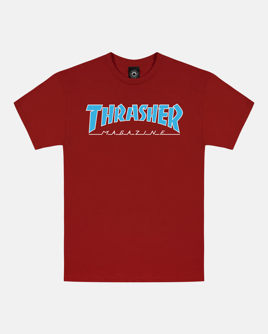Thrasher - Outlined S/S Tee (Red)